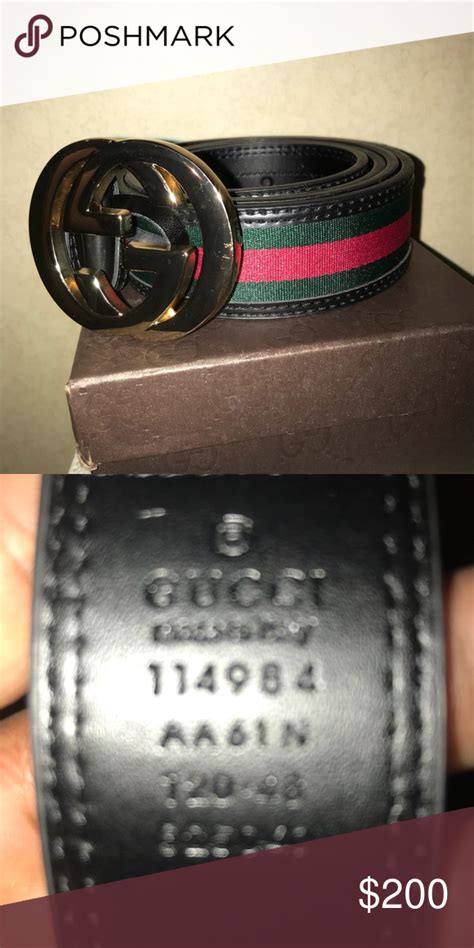 gucci belt used authentic|gucci belt authenticity check online.